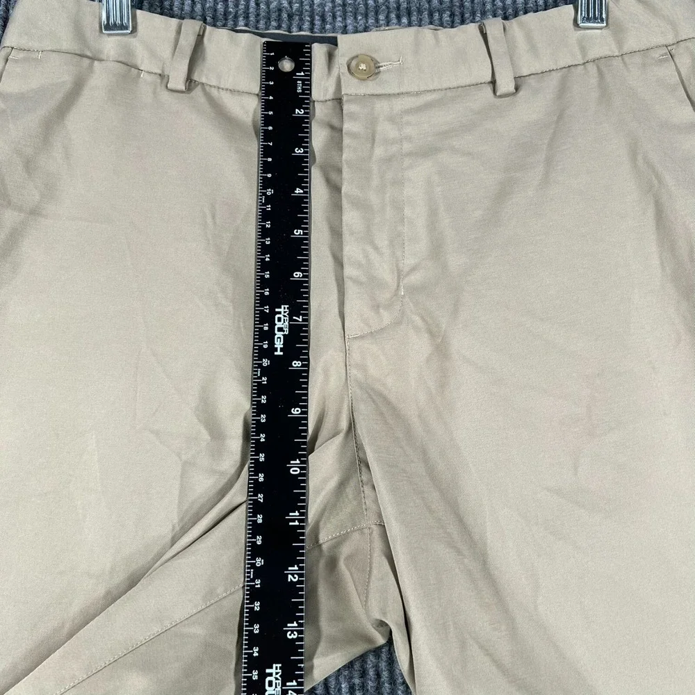 Nike Mens Shorts Size 32 Khaki Chino Golf Dri-Fit Lightweight Outdoor Casual